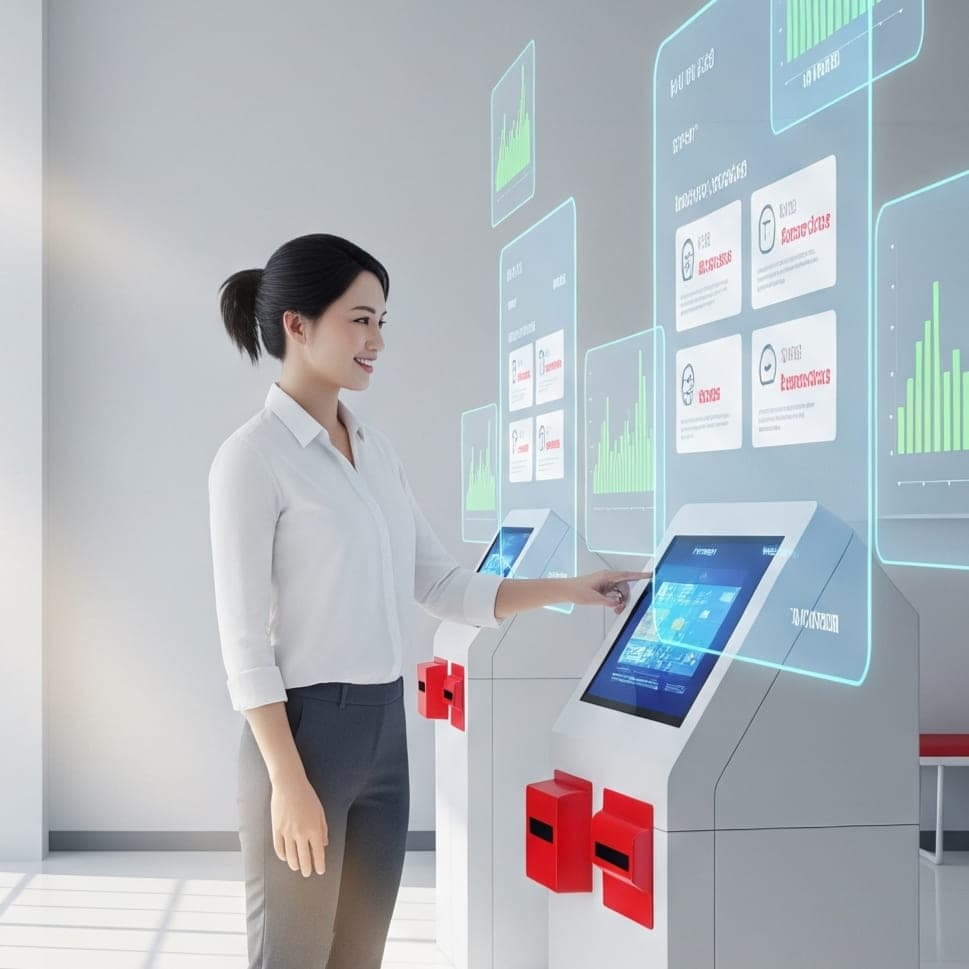 Petugas pemerintah menggunakan antarmuka AI untuk layanan publik